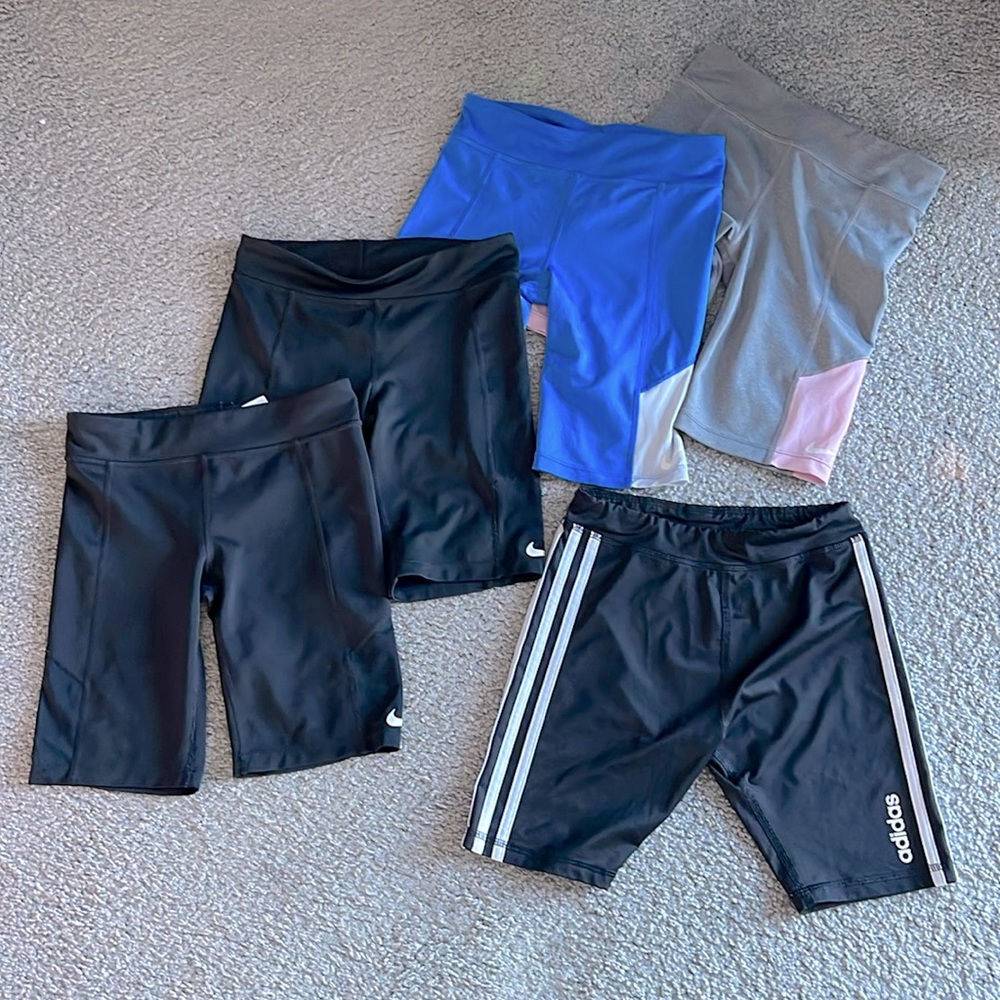 5 pair dri fit shorts